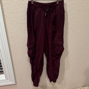 Lululemon Athletica Maroon Jogger Pants Dance Studio